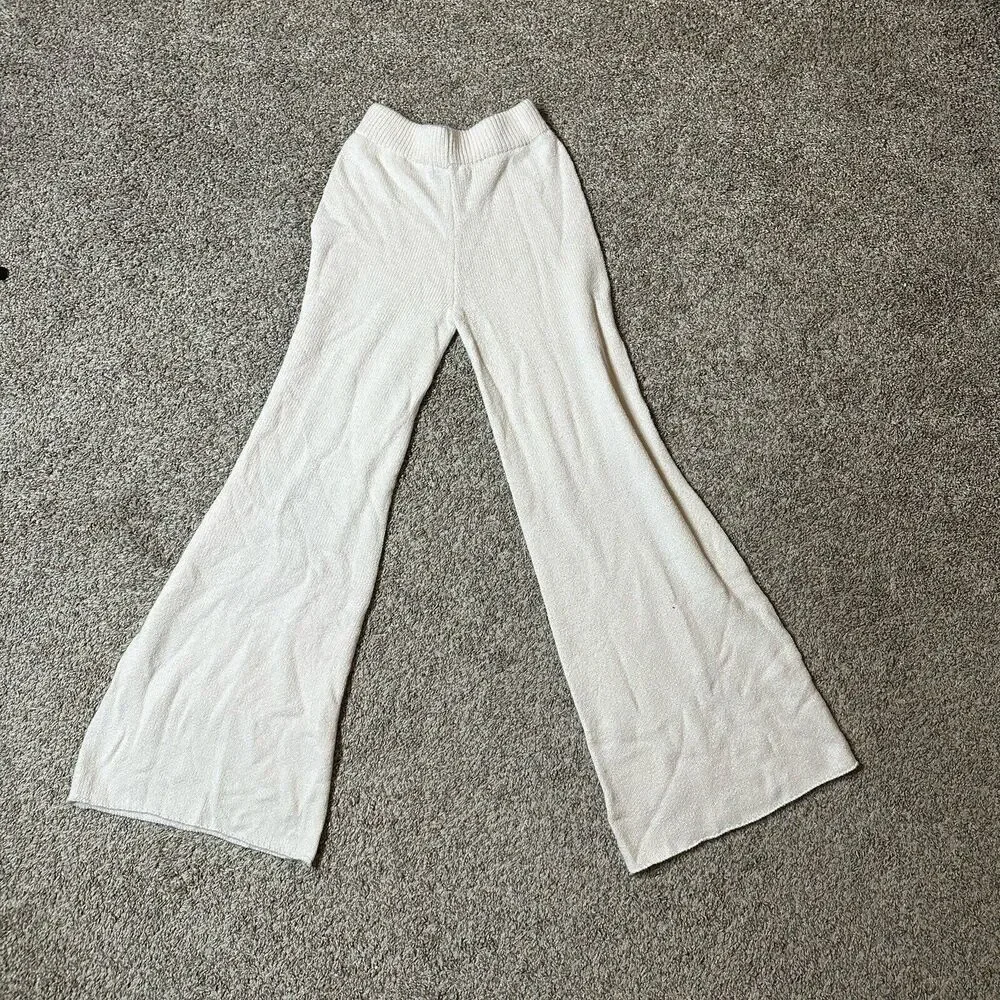 Sincerely Jules‎ Lounge Pants Women’s Size XS Knit Flare Leg Acrylic Blend